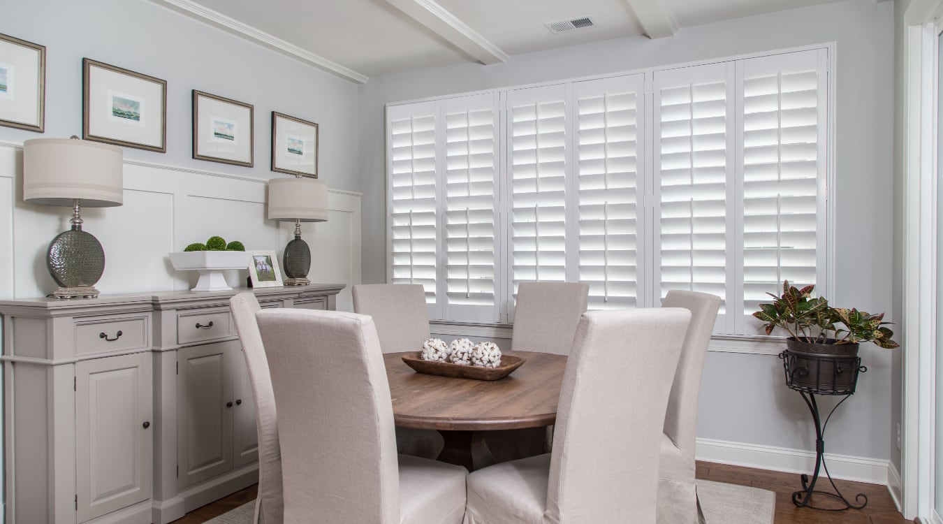 shutters in Clearwater living room